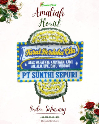Papan Bunga Duka di Cappa Galung