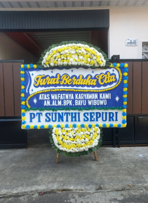 Papan Bunga Duka di Cappa Galung