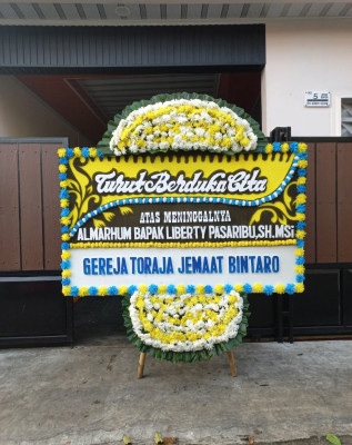 Papan Bunga Duka di Cappa Galung